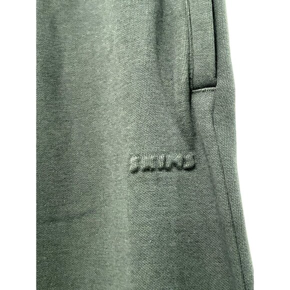 New Skim Cotton Fleece Pull On Jogger Pants Spruce Green Medium - Picture 3 of 7